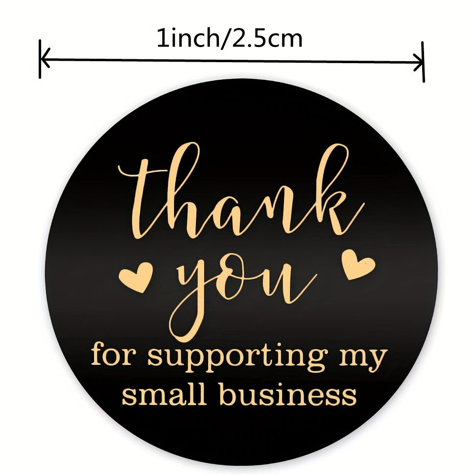 500pcs Thank You Sticker Gift Sealing Stickers Flower Letter Scrapbooking