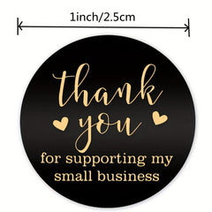 500pcs Thank You Sticker Gift Sealing Stickers Flower Letter Scrapbooking