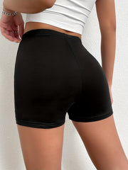 Wineglass Print Shorts Casual Slim Fit Women's Summer Shorts