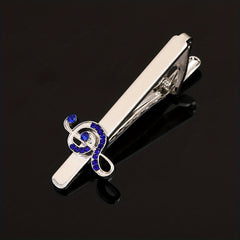 Musical Note Music Cufflinks Tie Clip for Men