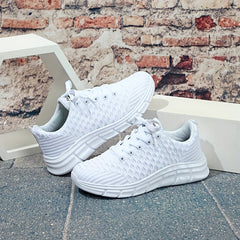 Women's Breathable Lace Up Sneakers Lightweight Outdoor Shoes