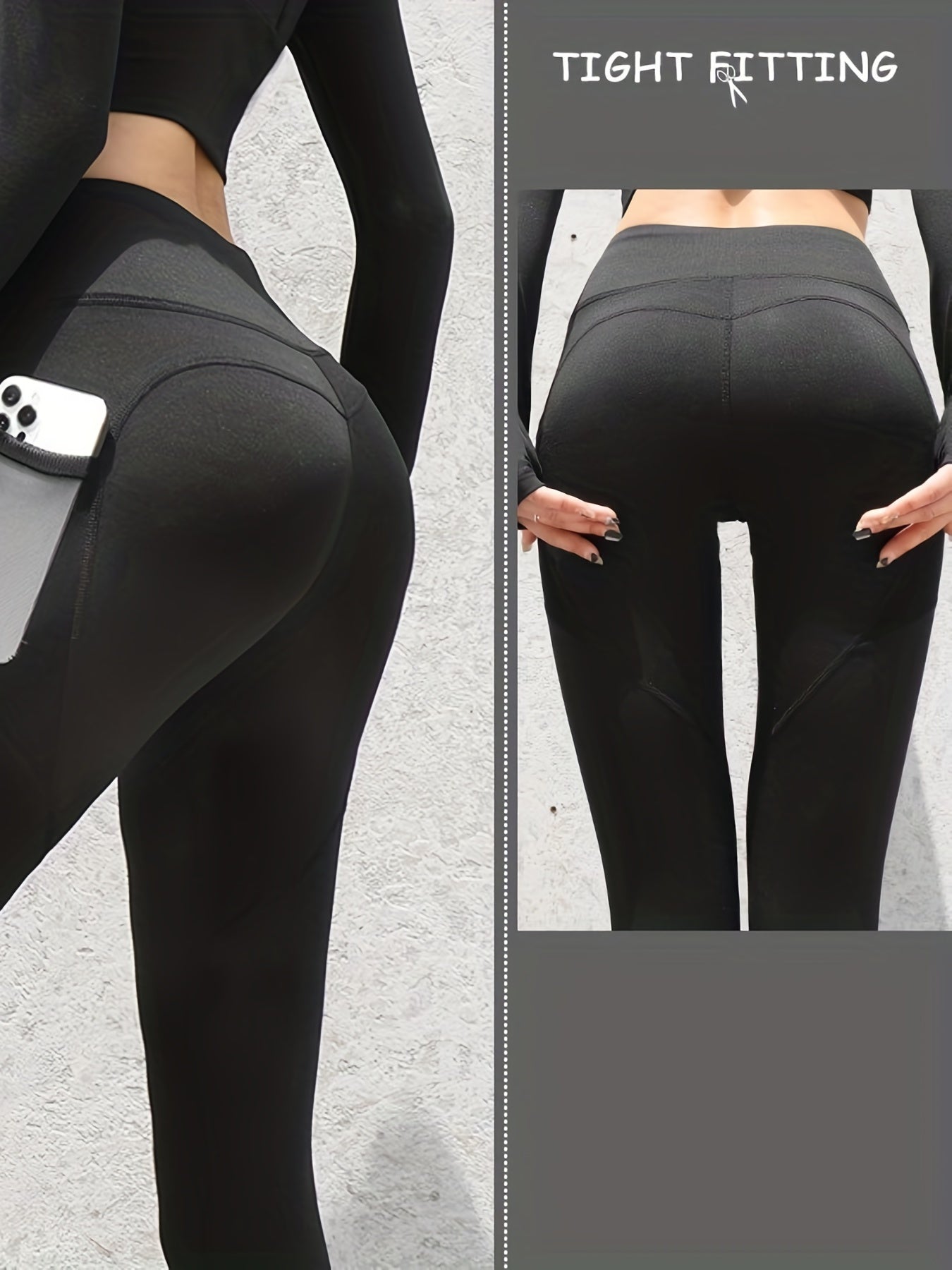 High Waist Solid Yoga Leggings Quick Dry Sports Tight Pants