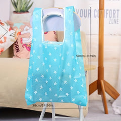 Foldable Shopping Bag Supermarket Eco-friendly Portable Bag Reusable Waterproof