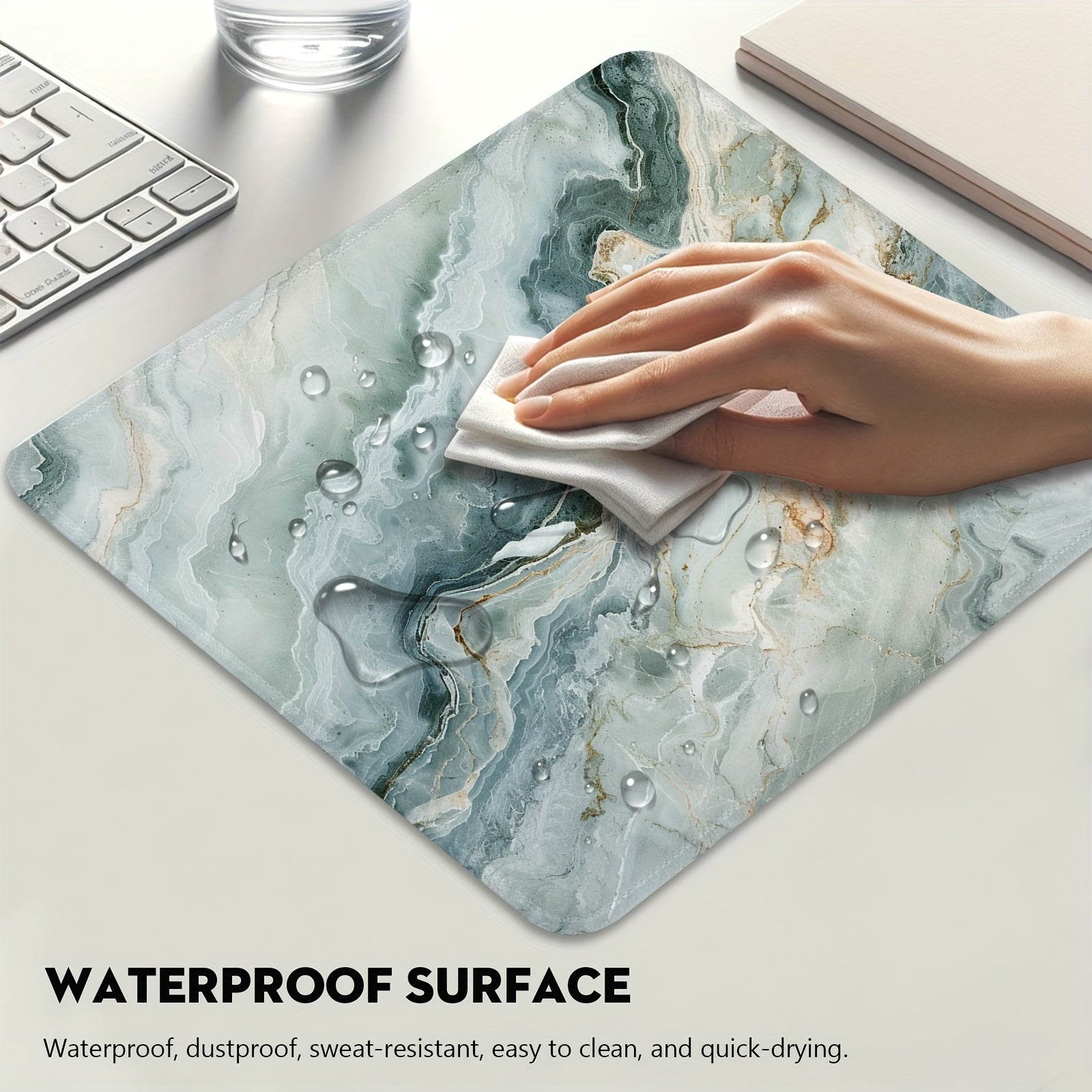 Marble Mouse Pad with Tranquil Veins