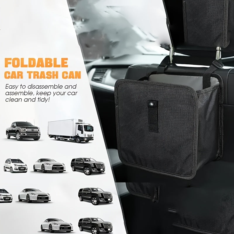 Foldable Car Trash Bag Hanging Waterproof Leak proof Storage Bag