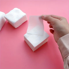 100% Cotton Nail Remover Pads Set - 1000pcs