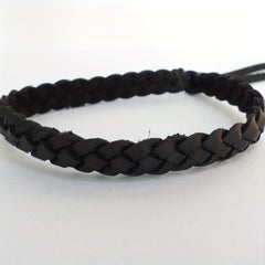 Adjustable Two Tone Braided Bracelet for Everyday Wear