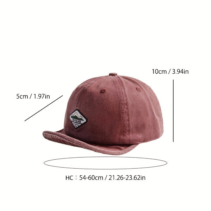 Denim Short Brim Hat Baseball Cap Men Women