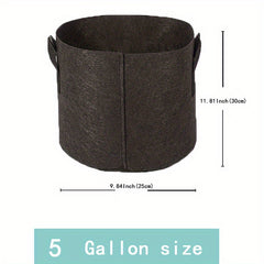 10pcs Potato Planter Bag 3-10 Gallon Portable Planter Bag Breathable Heavy Duty