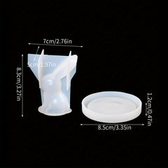 Epoxy Resin Silicone Mold 3D Rabbit Ring Holder DIY Craft