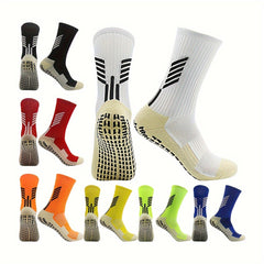 2 Pairs Non Slip Breathable Soccer Socks