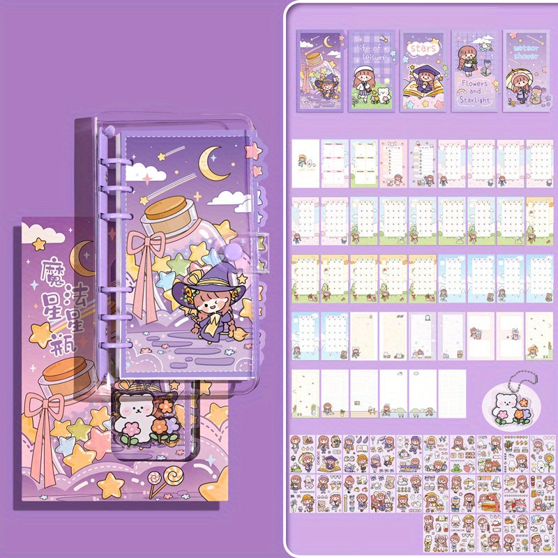 Transparent Diary Loose leaf Book Removable Journal Book Good Notepad