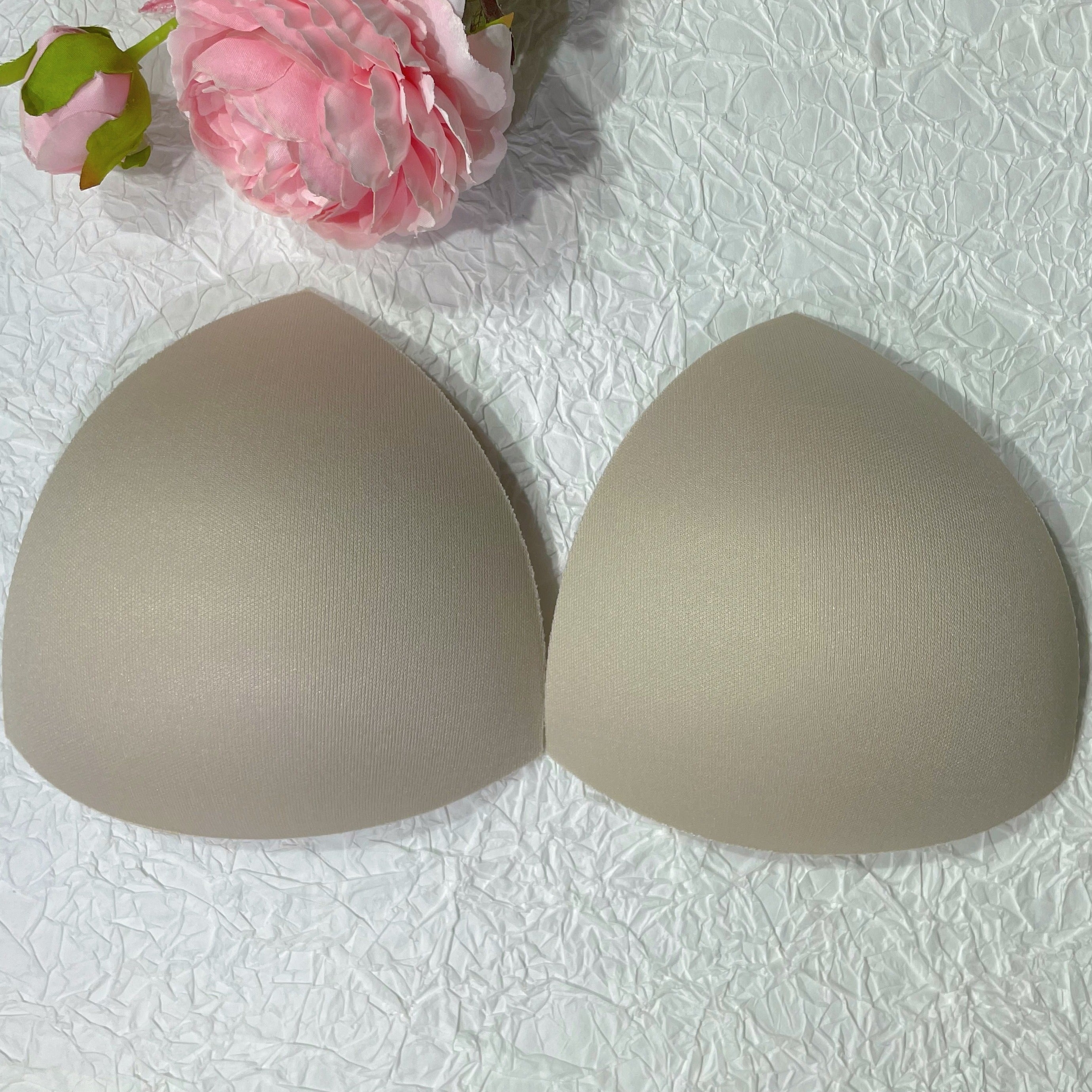 Sponge Bra Insert Pads Triangle Cups Chest Enhancer Women's Lingerie