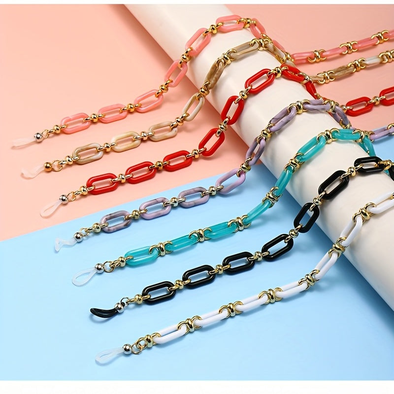 Anti Slip Acrylic Glasses Chain for Women Men