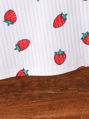 Baby Girls' Strawberry Print Tank Top