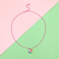 Children's Frog Ladybug Daisy Necklace Chain Jewelry