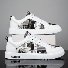 Men's Lace Up Sneakers Casual Outdoor Walking Shoes