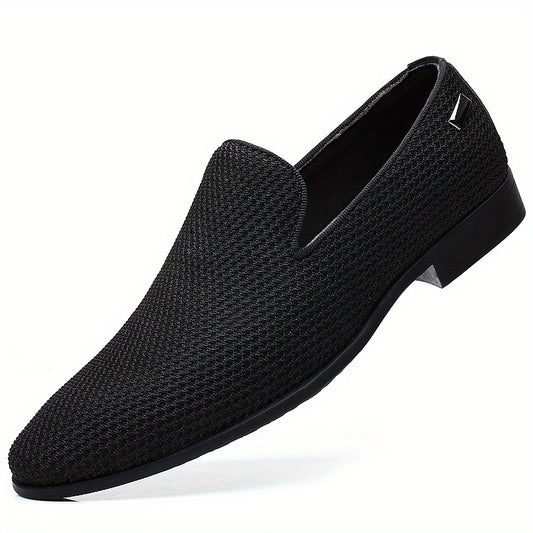 Men's Slip-On Dress Shoes Solid Fiber Formal Shoes Office