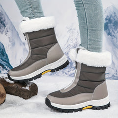 Women's Waterproof Snow Boots Warm Winter Hiking Boots