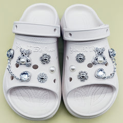 Silver Bear Shoe Charms for Shoe Decoration