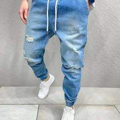 Men's Loose Cotton Jogger Jeans
