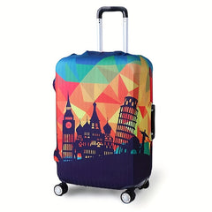 Cartoon Pattern Elastic Luggage Cover Dustproof Protective Trunk Case