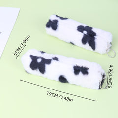 Flower Plush Student Pencil Case