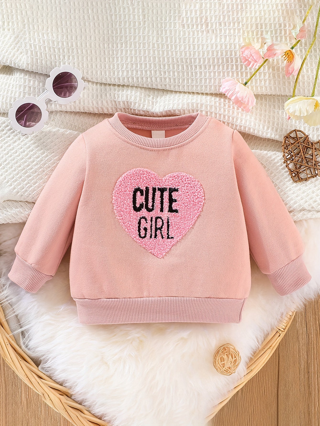 Baby Girls Long Sleeve Top Spring Autumn Sweatshirt
