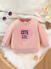 Baby Girls Long Sleeve Top Spring Autumn Sweatshirt