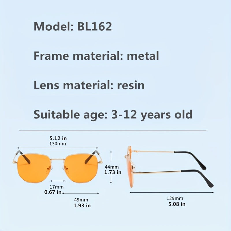 Kids Casual Alloy Sunglasses UV400 Eye Protection