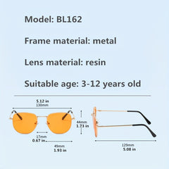 Kids Casual Alloy Sunglasses UV400 Eye Protection
