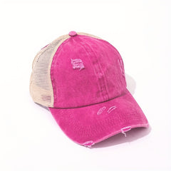 Rainbow Striped Baseball Cap Adjustable Dad Hat Casual Sun Hats For LGBT
