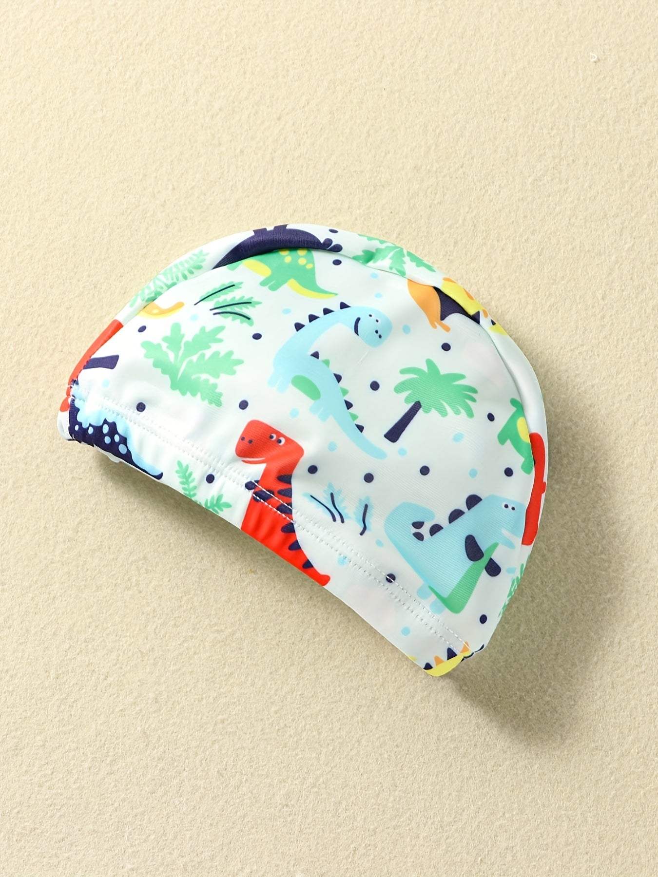 Boys Dino Swim Trunks & Cap Set for Beach Vacation