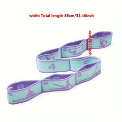Yoga Stretching Tension Belt Fitness Resistance Rope for Dance Training