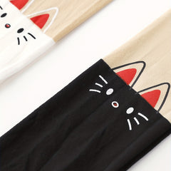 2 Pairs Girls Cat Breathable Soft Tights Leggings Spring Summer Kids Teen