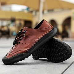 Men's Stitch Elastic Band Sneakers for Hiking Climbing