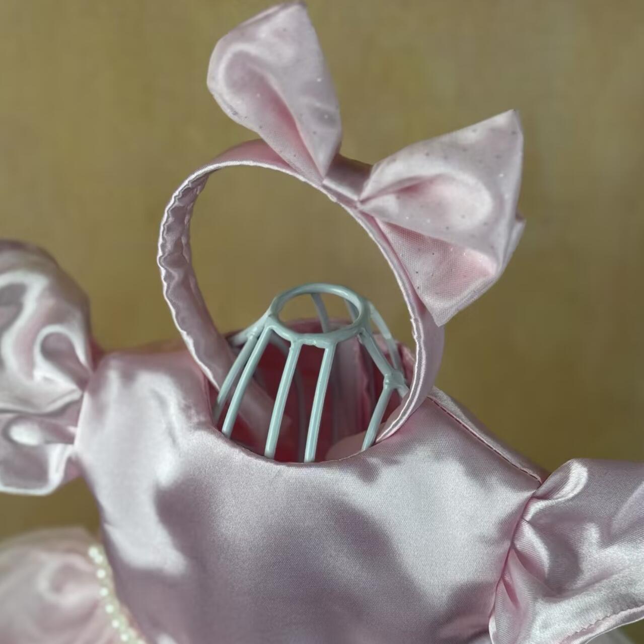 Princess Dress Headband Shorts Clothing Set for 19-22inch Reborn Baby Dolls