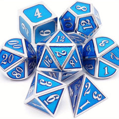 Gamer Metal Dice Set for Role Playing & Board Games