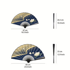 Chinese Style Folding Fan Paper Dance Fan Dress Up Accessory