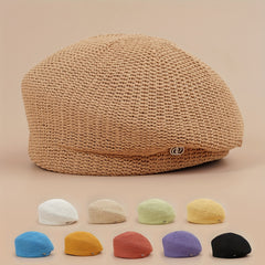 Beret Men's Women's All match Spring Summer Breathable Thin Painter's Hat