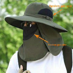 UV Sun Protection Fishing Cap with Removable Flap