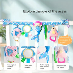Adorable Plush Stroller Pendant for Newborns