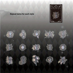 30pcs Flower Star River Decorative Stickers Scrapbooking Label Diary Plan