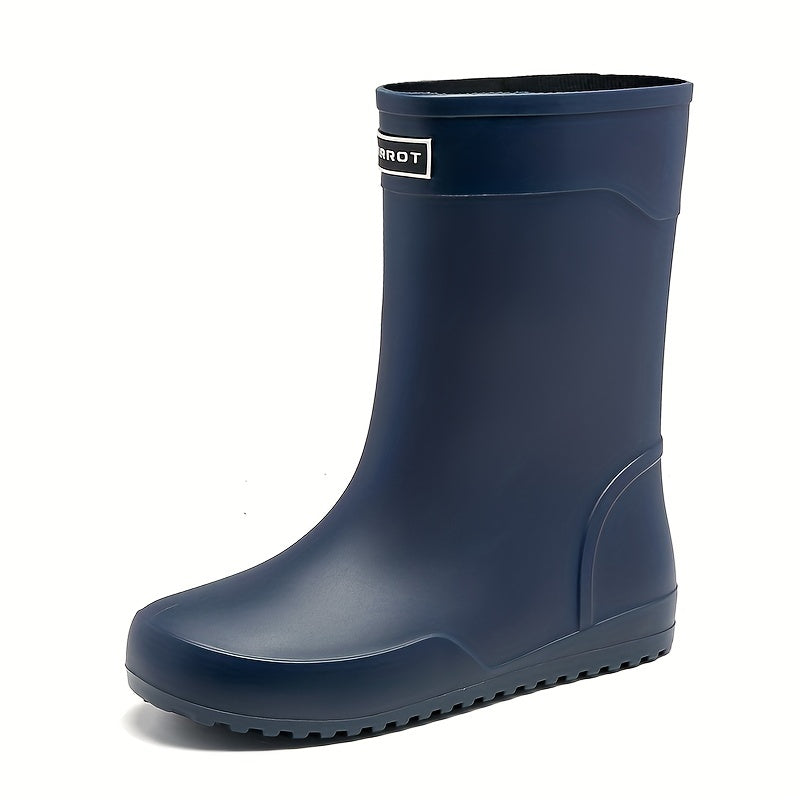 Women's Waterproof Non slip Outdoor Rain Boots Medium Tube