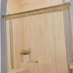 Glittering Silk Curtains Wedding Tassel Ceiling Hanging Door Decoration