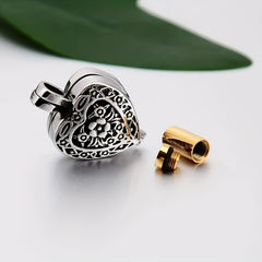 Heart Cremation Jewelry Urn Necklace For Ashes Always In My Heart