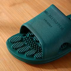 Women's Comfy Massage Slides Non Slip Bathroom Shoes