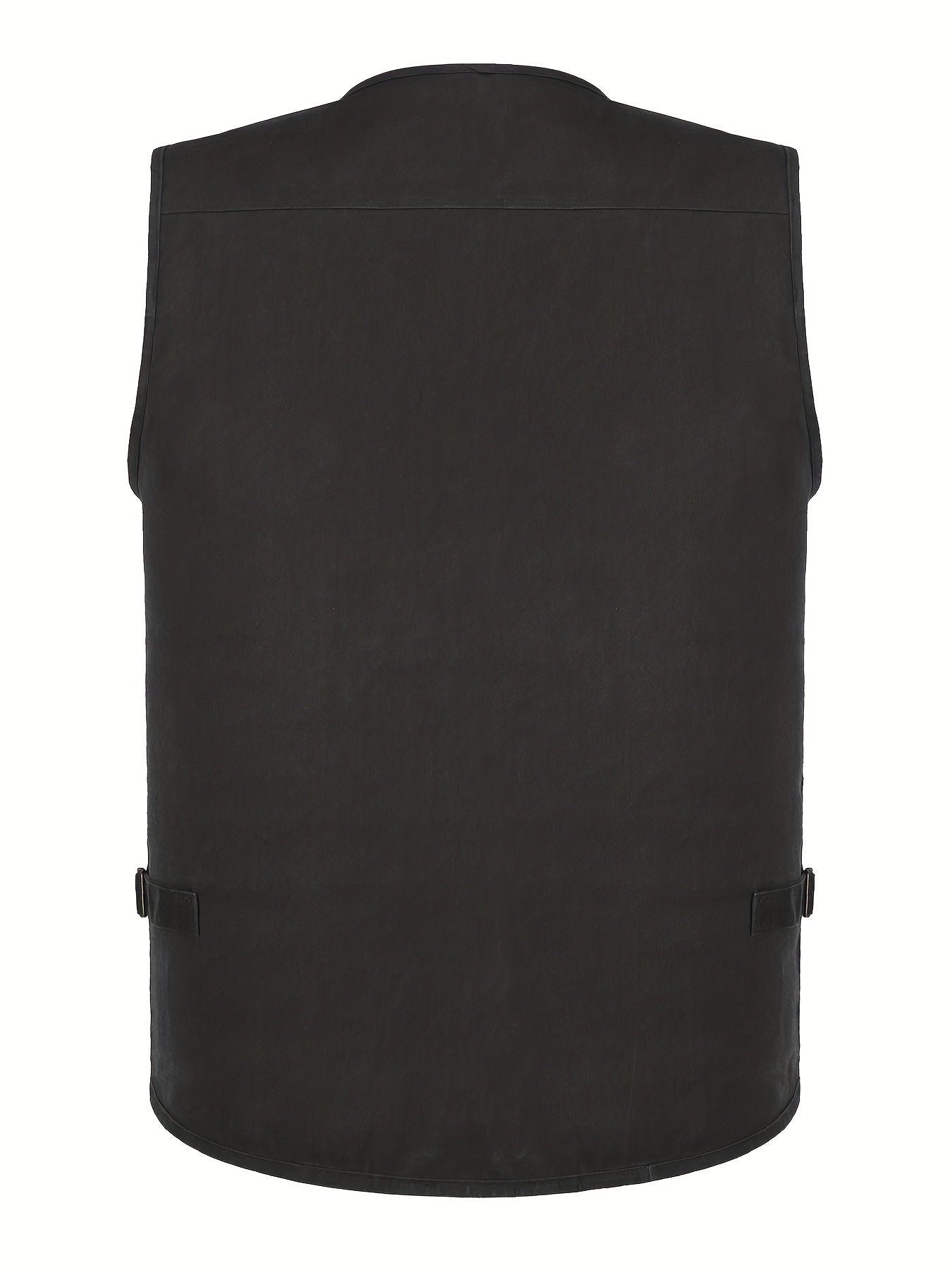 Men's Zipper Pockets Cargo Vest for Outdoor Activities