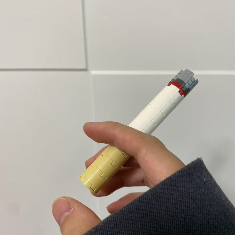 Creative MOC Building Block Model Smoking Finger Cigarette Prop Birthday Gift