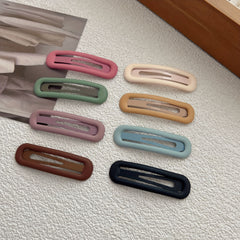 10pcs Frosted Hair Clip For Girls Snap Barrettes Hair Accessories